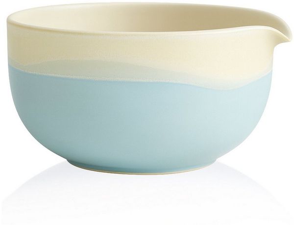 Goodwei Teeschale Matcha-Schale "Fuji Blue" mit Ausgießer, 450 ml, 1-tlg, Keramik
