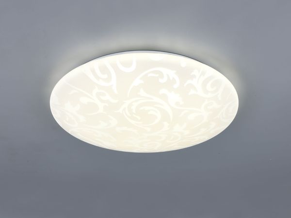 LED Deckenleuchte UMBRIA mit Rankenmuster, rund Ø 40cm