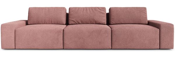 AX LIVING Arkleton 3 Sitzer Sofas 360 cm in Rosa – Bequem & Modern