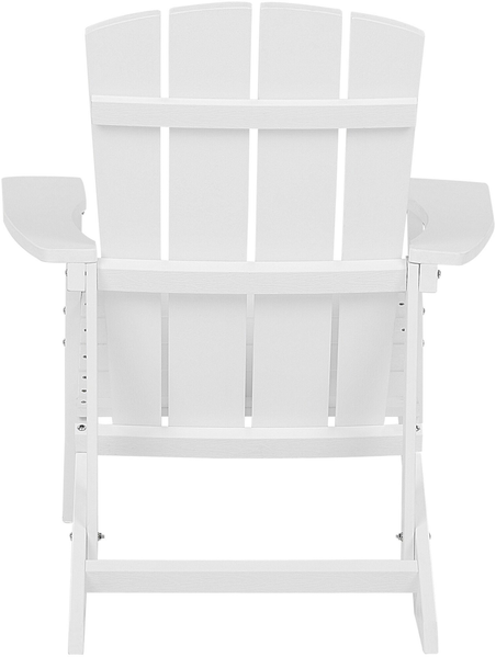 Gartenstuhl ADIRONDACK mit Fußstütze Weiß Bild 7