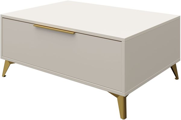 Couchtisch Xylix 1SZ mit Schublade (Farbe: Sandbeige) Bild 5