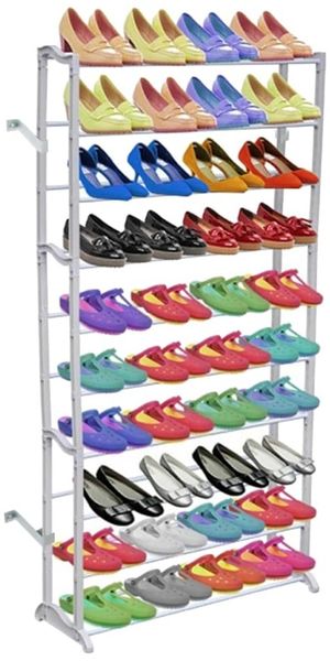 Schuhregal für 40 Paar Schuhe Schuhschrank 140cm 60717