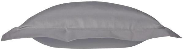 Uni-Mako-Satin - Curt Bauer Uni 155x220 + 80x80 cm-3616 mattsilber Bild 5