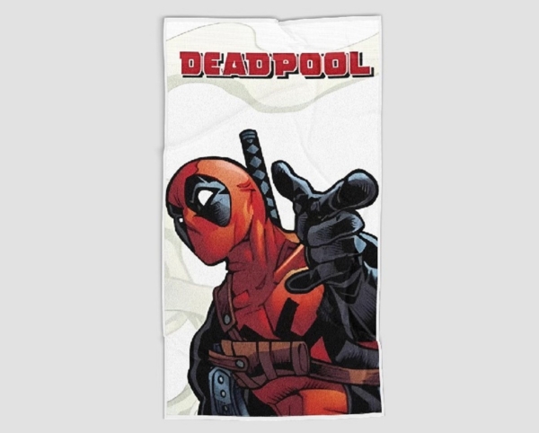 Marvel Deadpool Strandtuch – 100% Polyester, ideal für Sonne, Wasser und Abenteuer 140x70 cm
