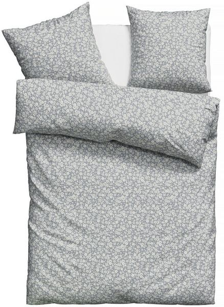 OTTO home Bettwäsche Mariby, Renforcé, 2 teilig, mit feinem Blümchen Design, skandinavisch, romantische Bettwäsche