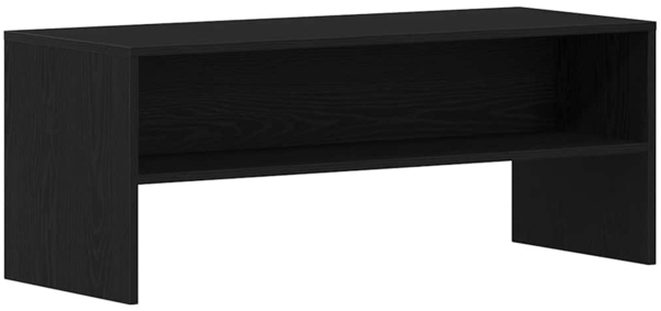 vidaXL TV-Schrank Schwarz Eichen-Optik 100x40x40 cm Holzwerkstoff 862392