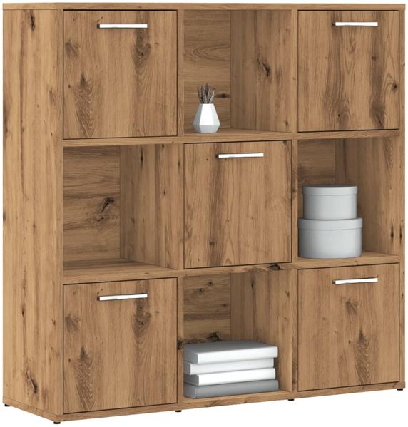vidaXL Bücherregal Artisan-Eiche 90x28x90 cm Holzwerkstoff 856059
