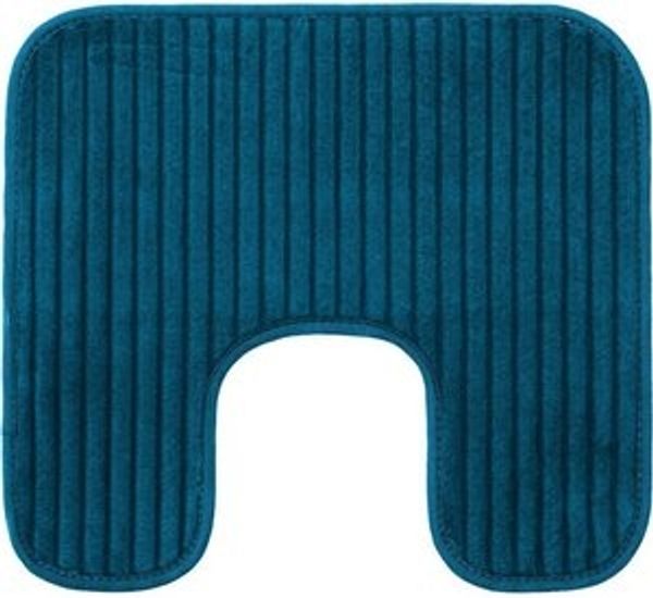 Gözze Badematte Berlin, Höhe 7 mm, rutschhemmend beschichtet, fußbodenheizungsgeeignet, Polyester, rechteckig, Badteppich, Uni Farben, Cord Optik, waschbar Bild 6