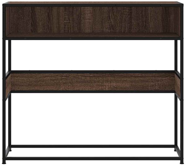 vidaXL Konsolentisch Braun Eichen-Optik 90x35x80 cm Holzwerkstoff 849173 Bild 4