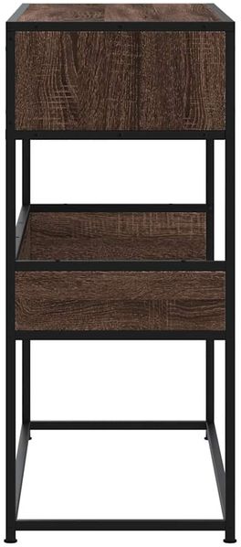 vidaXL Konsolentisch Braun Eichen-Optik 90x35x80 cm Holzwerkstoff 849173 Bild 5