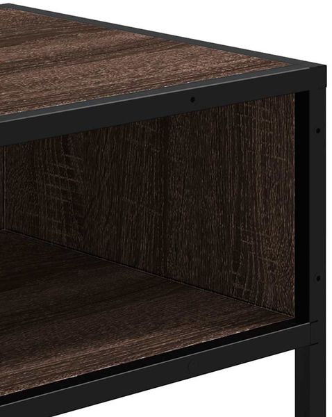vidaXL Konsolentisch Braun Eichen-Optik 90x35x80 cm Holzwerkstoff 849173 Bild 7