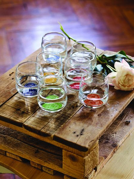 Trinkglas Mythos Chakra Gläser Set 0,25l - bleifreies Glas