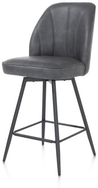 2er Set Leo Barhocker grau