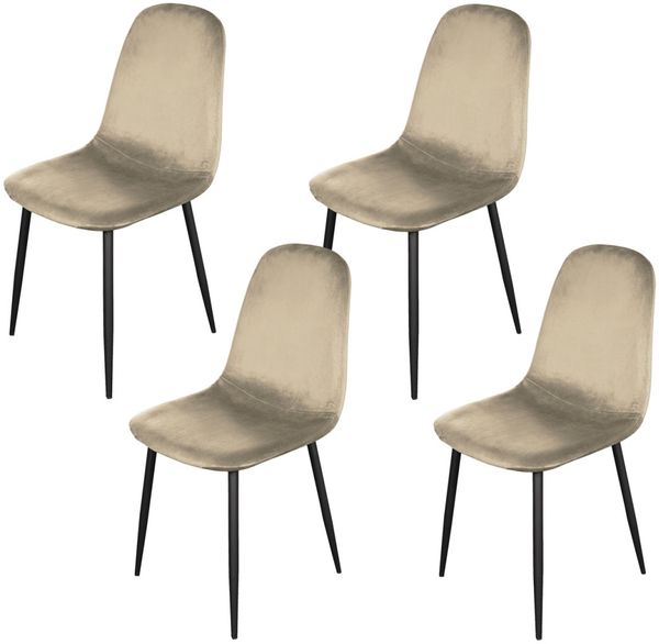 HTI-Living Skandinavisches Design trifft modernen Komfort 4er Set Stühle Sava...