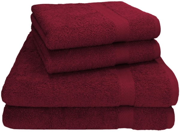 Betz Handtuch Set 4-tlg. PREMIUM 2 Handtücher und 2 Duschtücher, 100% Baumwolle (4-St)