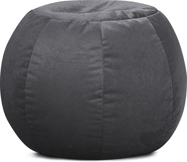 Sitting Point Sitzsack Marla Plump Samt anthrazit