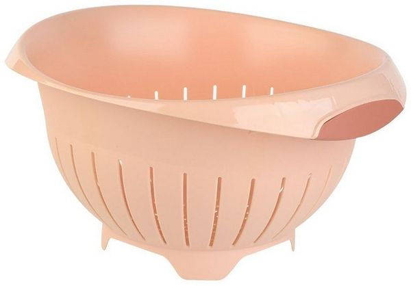 Engelland Nudelsieb Abtropfsieb, Seiher, Kunststoff, (Vorteils-Set, 1-St, Ø 24,5 cm), spülmaschinengeeignet, BPA-frei, lebensmittelecht