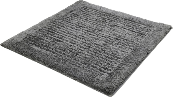 Kleine Wolke Badematte Net, Höhe 17 mm, rutschhemmend beschichtet, fußbodenheizungsgeeignet, Baumwolle, quadratisch, Badteppich, Uni Farben, rutschhhemmend Bild 3