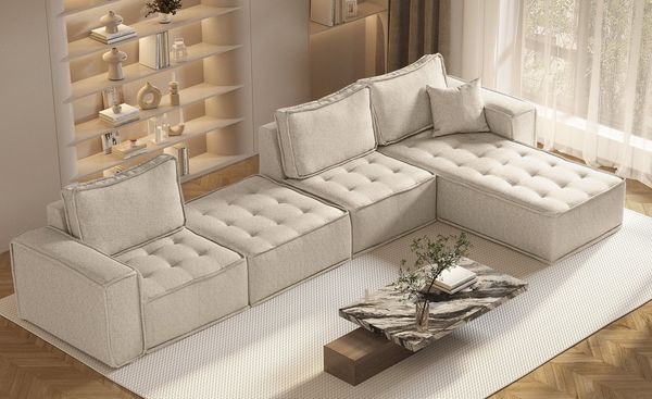Kaiser Möbel Ecksofa Bohoo modulare Ecke XL