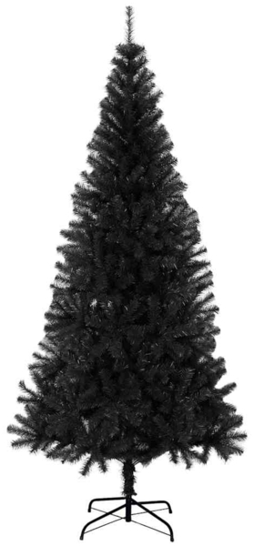 vidaXL Weihnachtsbaum mit 300 LEDs mit Ständer Schwarz 180 cm PVC 3396483 Bild 4