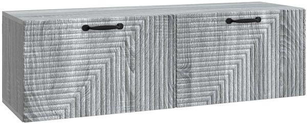 vidaXL Wandmontierter TV-Schrank Graues Sonoma 98 x 31 x 30 cm 898731