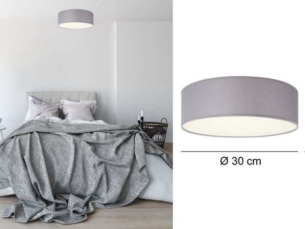 Smartwares Deckenleuchte 30 x 30 x 10 cm Grau