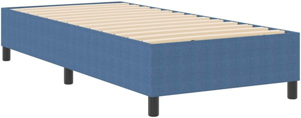 vidaXL Plattformbettgestell Blau 90 x 200 cm Cordstoff 3337390 Bild 2