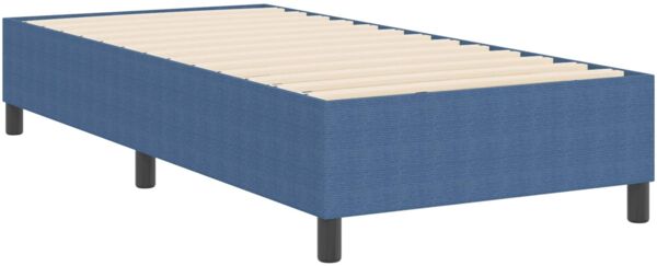 vidaXL Plattformbettgestell Blau 90 x 200 cm Cordstoff 3337390 Bild 7