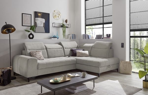 Rockdale – Das Ecksofa mit elektrischer Sitztiefenverstellung und modernem Komfort