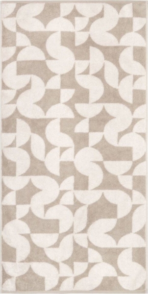 Cawö Handtuch Cawö Handtuch oder Duschtuch Studio Grafik 6251-33 leinen, 100% Baumwolle