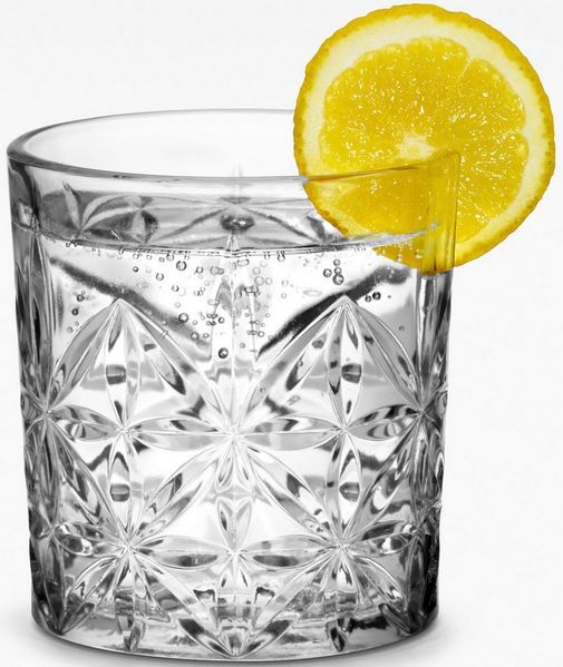 van Well Glas Wassergläser 230 ml Marc, 4 Stück, 4-tlg, Glas, Kristalloptik, spülmaschinengeeignet