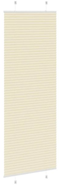 vidaXL Plissee Creme 70x200 cm Stoffbreite 69,4 cm Polyester 4015307 Bild 4