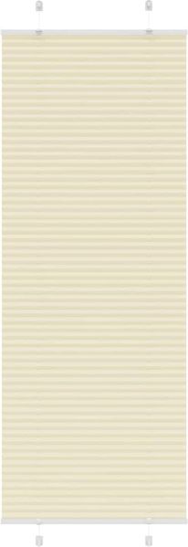 vidaXL Plissee Creme 70x200 cm Stoffbreite 69,4 cm Polyester 4015307