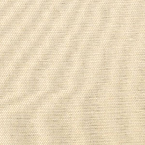 vidaXL Schlafsofa 2-Sitzer mit 2 Kissen, Creme Bild 9