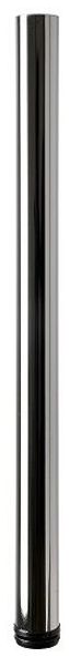 Hettich Möbelfuß 6,0 x 84 - 87 cm Stahl verchromt - 1 Stück