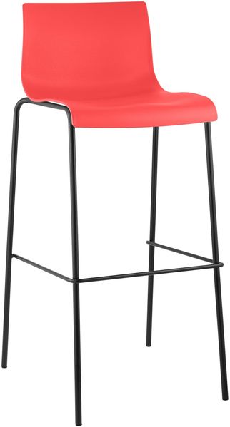 Barhocker Hoover 4-Fuß Gestell schwarz [301719]