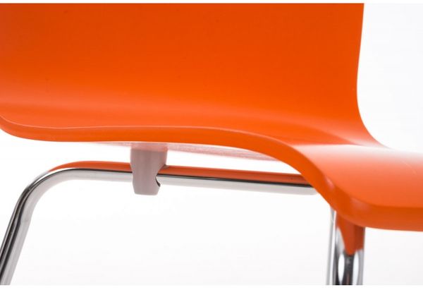 Besucherstuhl Pepe 1 Stuhl Orange Bild 7