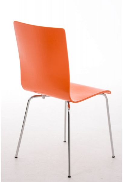 Besucherstuhl Pepe 1 Stuhl Orange Bild 3