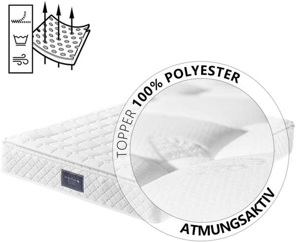 Polsterbett 160x200 cm aus Leinen mit Stauraum und Hydraulik – modernes Design, bequemes Kopfteil Bild 9