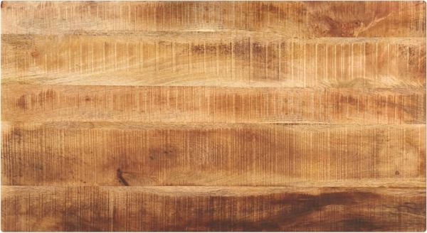 vidaXL Tischplatte 120x70x2,5 cm Rechteckig Raues Massivholz Mango 371348