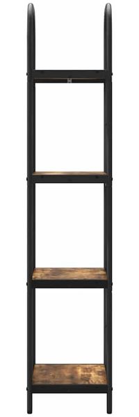 vidaXL Bücherregal Geräucherte Eiche 40 x 30 x 146 cm Holzwerkstoff 879877 Bild 6