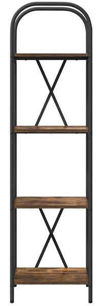 vidaXL Bücherregal Geräucherte Eiche 40 x 30 x 146 cm Holzwerkstoff 879877 Bild 5