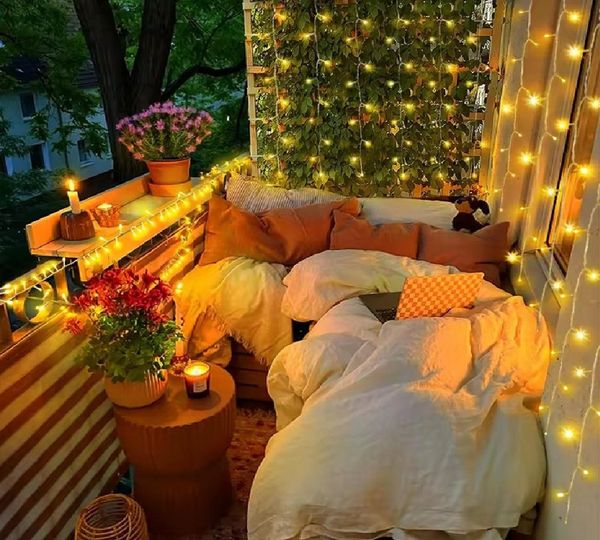 Montegoni Lichterkette 20M LED Weihnachtslichter. Lichterkette mit 200 LEDs für Dekoration, Wetterfest und perfekt für den Innen- und Außenbereich