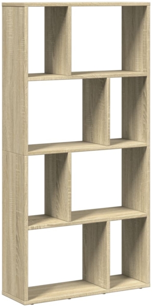 vidaXL Bücherregal Sonoma-Eiche 60x20x120 cm Holzwerkstoff 858149
