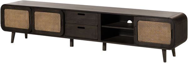 TV-Board Mango 240x40x50 dunkelgrau lackiert VALENCIA #225