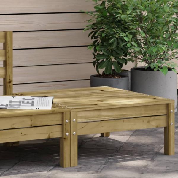 vidaXL Gartenhocker Kiefernholz Imprägniert 838018