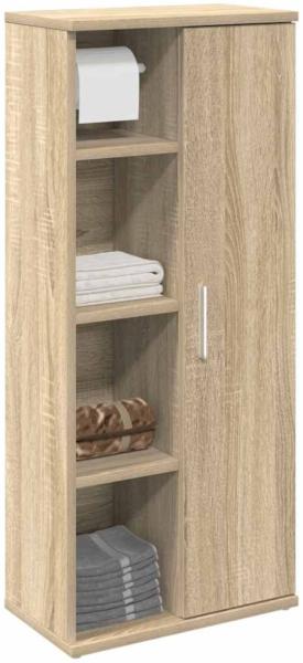 vidaXL Badezimmerschrank mit Rollenhalter Sonoma-Eiche 39x22x90 cm 858526