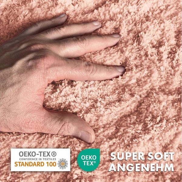 Floordirekt Badematte Sky Extra weich & saugstark, Fußbodenheizung geeignet, Hochflor, Höhe 30 mm, Rutschhemmende Rückseite, Waschmaschinen & Trockner geeignet, Polyester, Rechteckig, ohne Ausfransen dank gekettelten Rändern, Trittschalldämmend