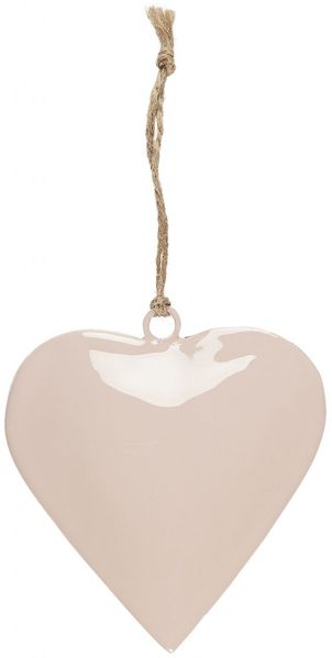 Weihnachtsdeko Weihnachtsschmuck Herz 8x8cm Rosa Ib Laursen 2517-43