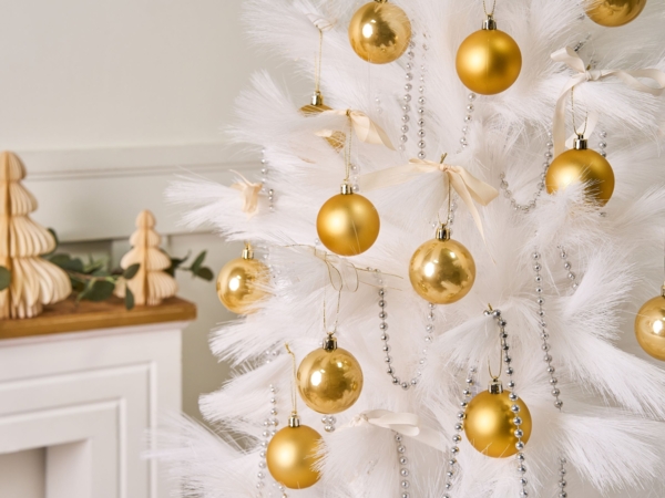 Weihnachtskugel 60er Set FEGEN Gold Bild 3